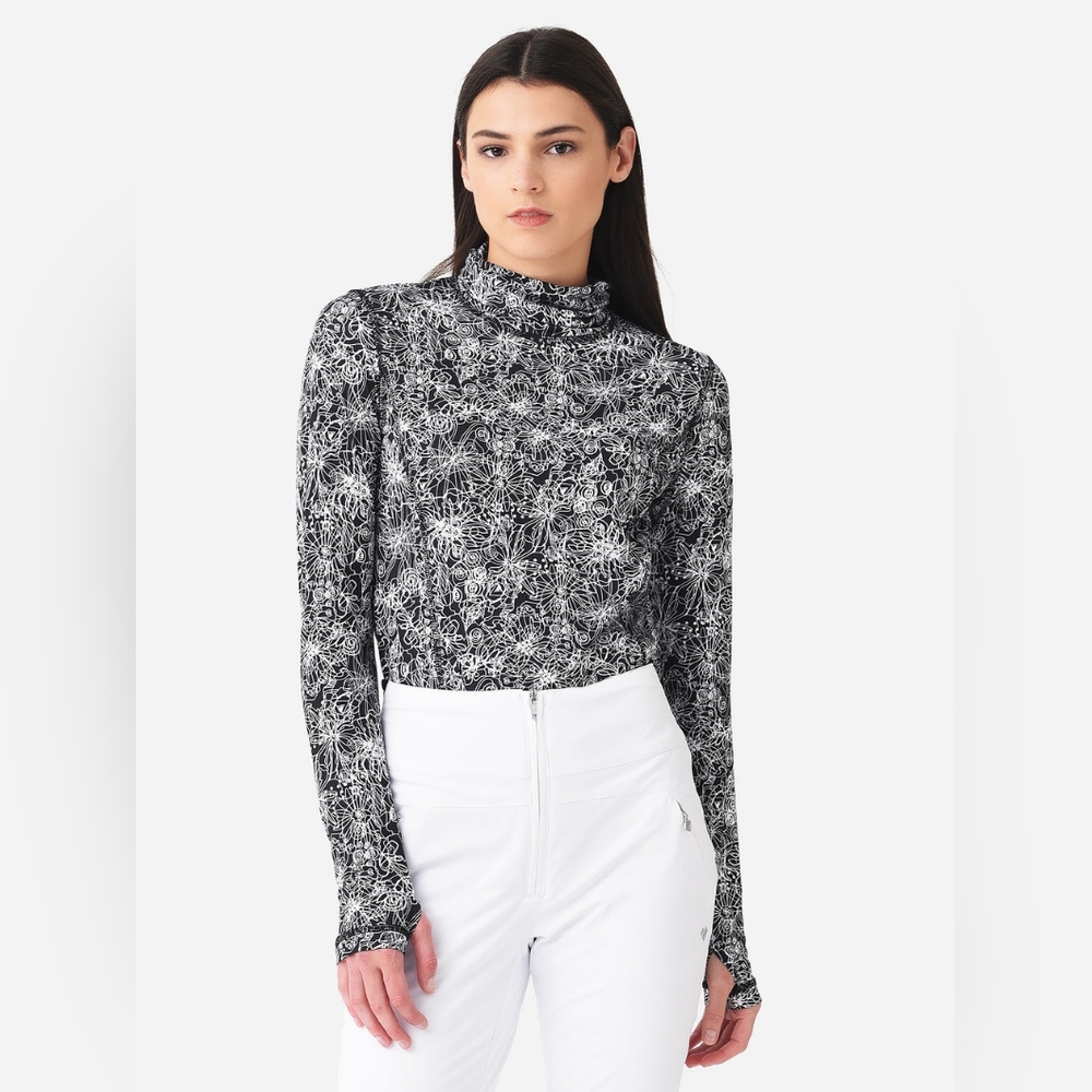 SNO SKINS | Women's Microfiber Turtleneck Base Layer Top
